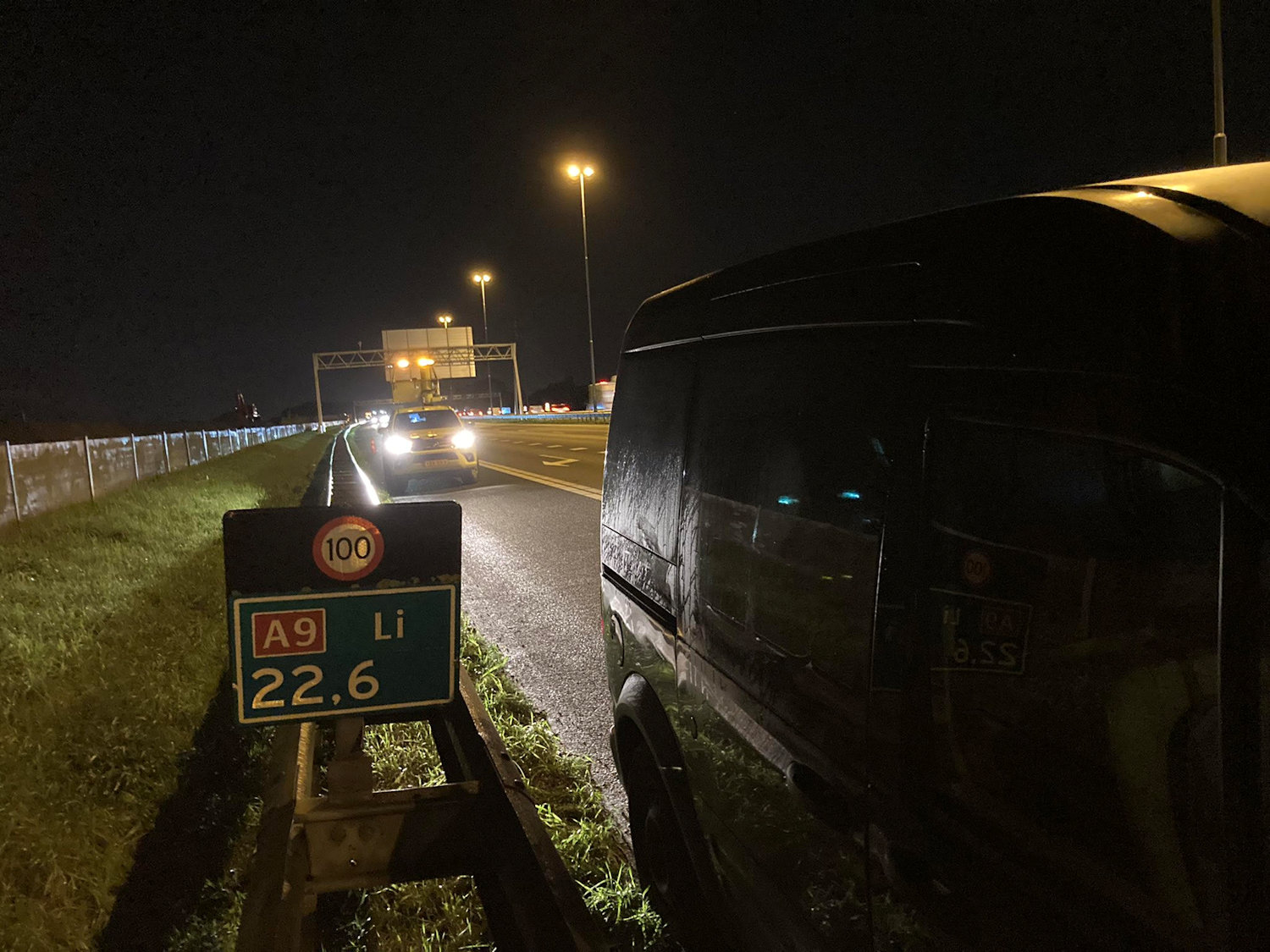 Pechgeval op de A9 bij Ouderkerk aan de Amstel op 19 oktober om 06:59