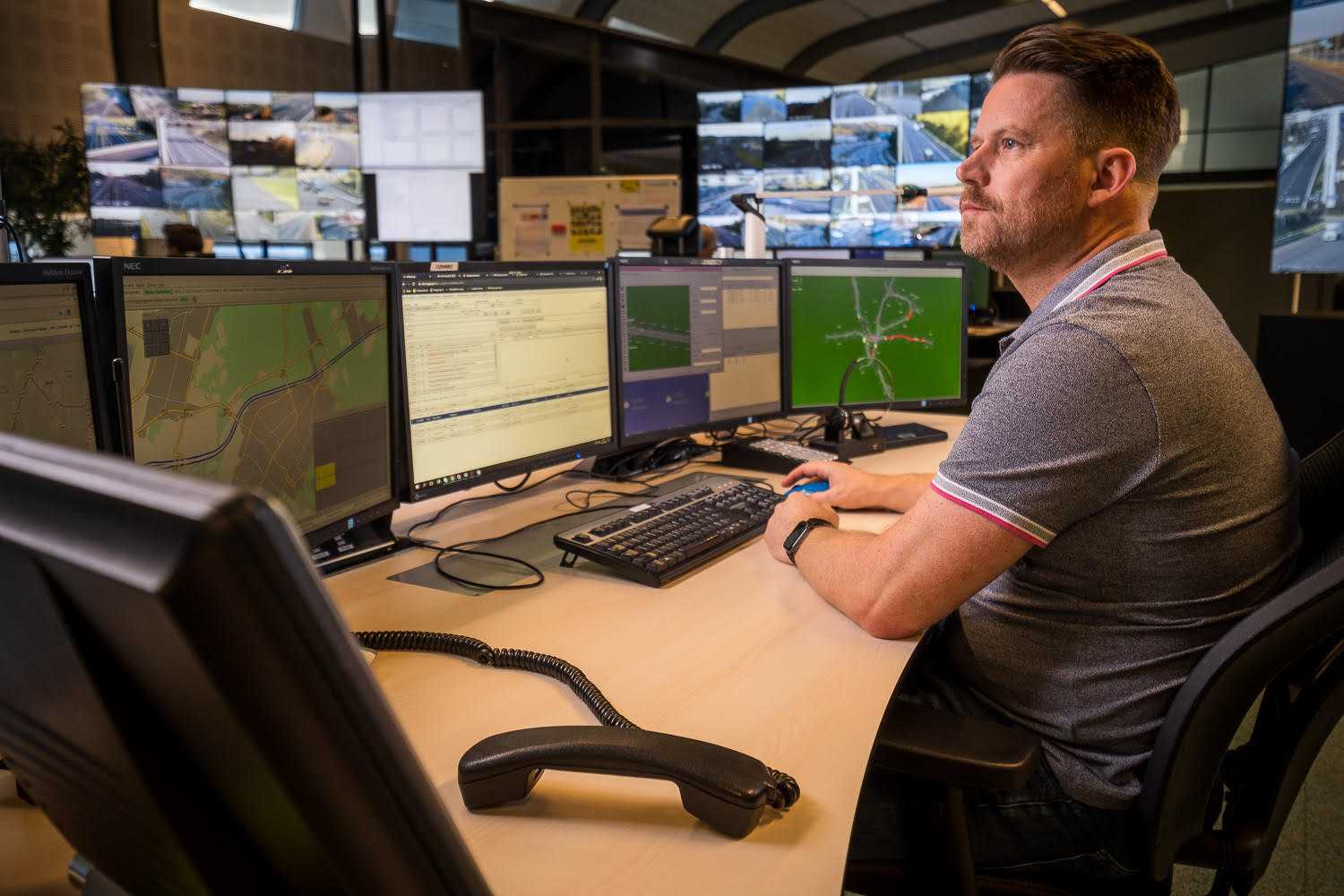Wout Buikema of the Central Netherlands Traffic Control Centre